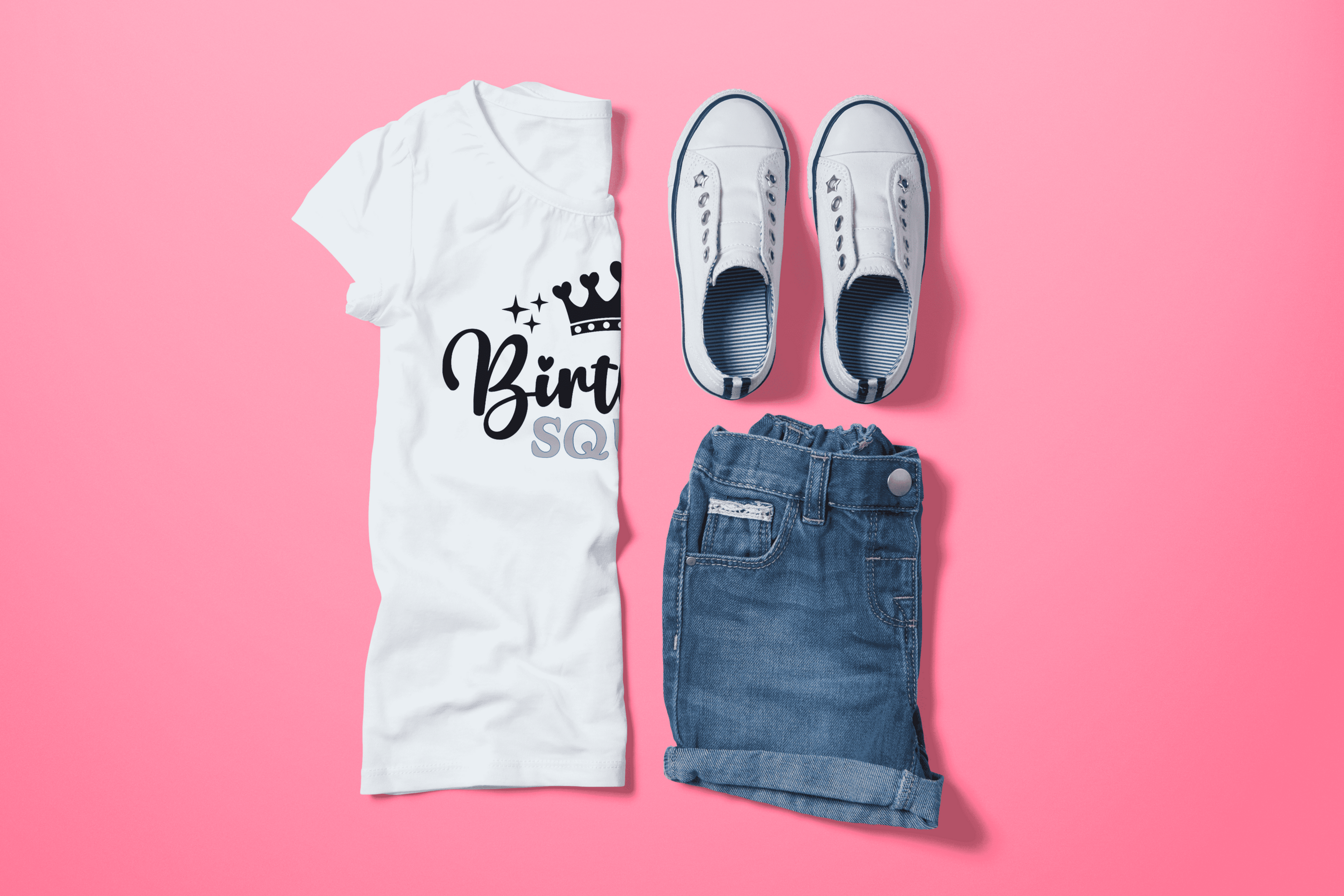 Celebra tu cumpleaños con estilo con la camiseta Birthday Squad - Designed4you - 2