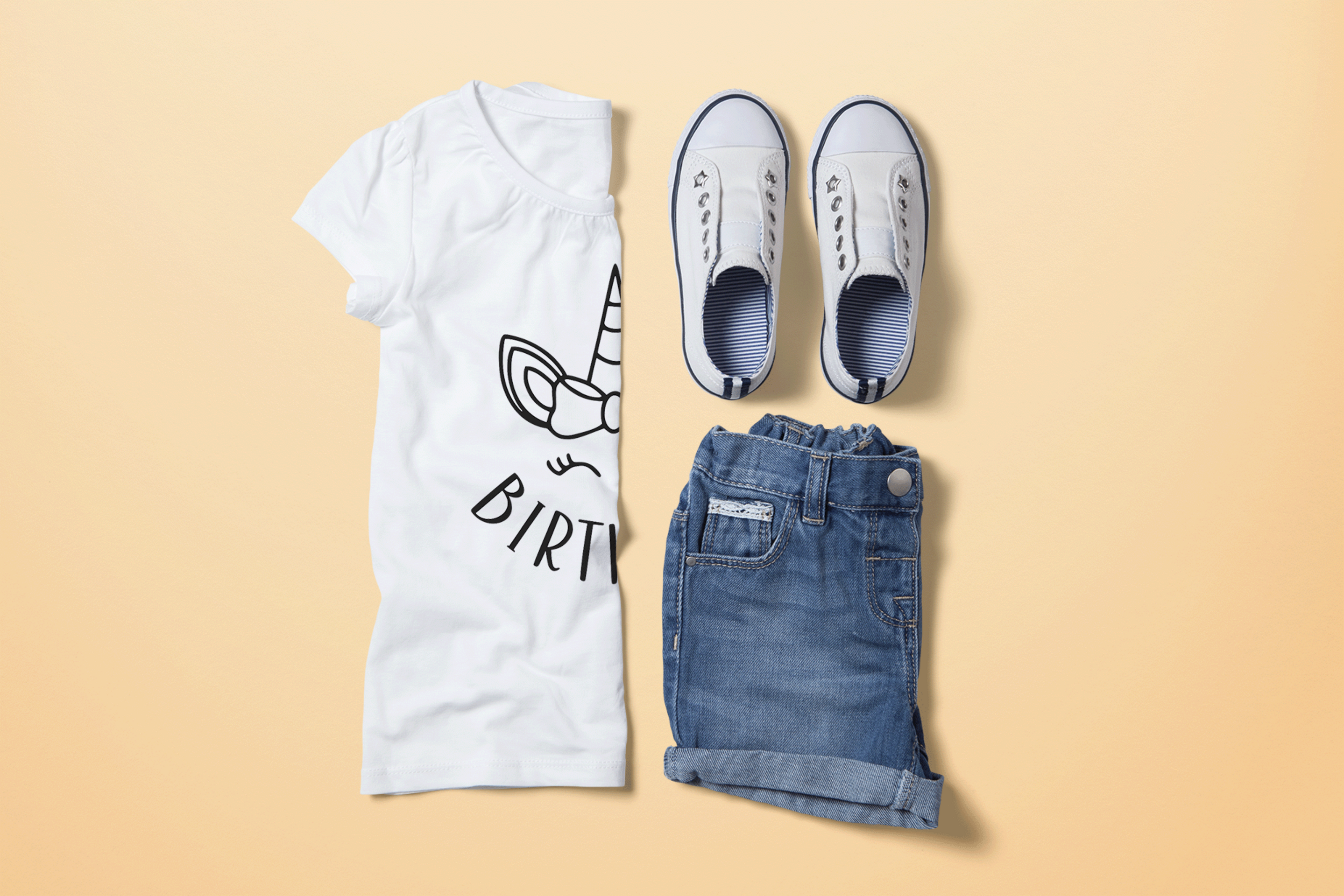 Camiseta Birthday con cara de unicornio personalizable - Designed4you - 2